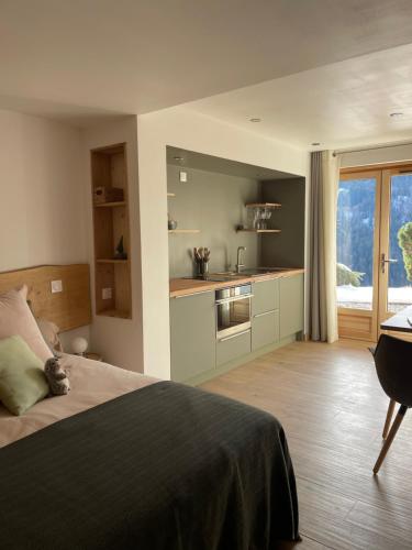 Køkken eller tekøkken på La marmotte qui papote