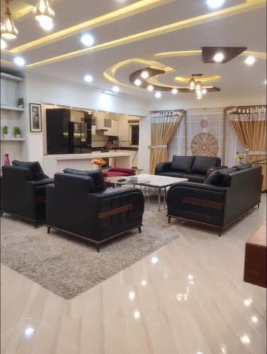 Et opholdsområde på Cottage In Changla Gali - Secluded, Cozy Stay