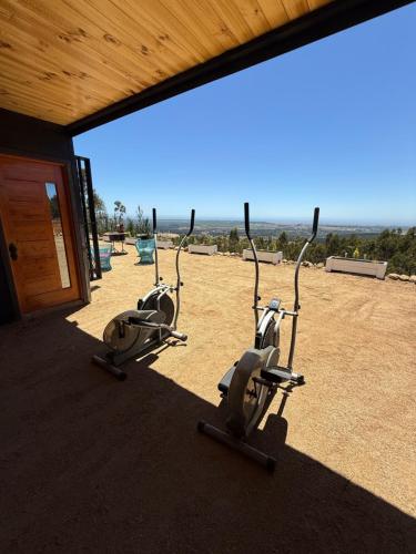 Fitness centrum a/nebo fitness zařízení v ubytování Cabañas Bello Atardecer