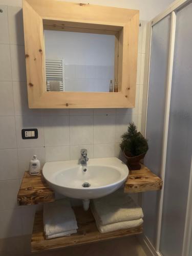 Et badeværelse på Casa Cappuccetto