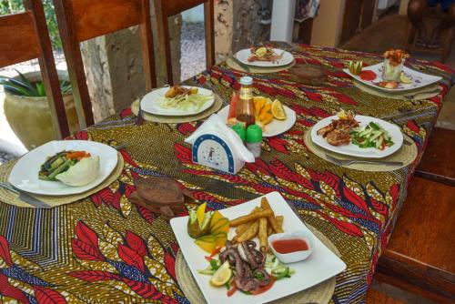 Mad på bed and breakfast-stedet eller i nærheden