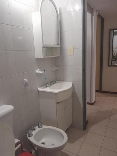 Et badeværelse på Casa centrica turistica