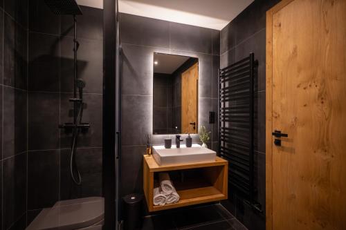 Phòng tắm tại Apartmány Horizont