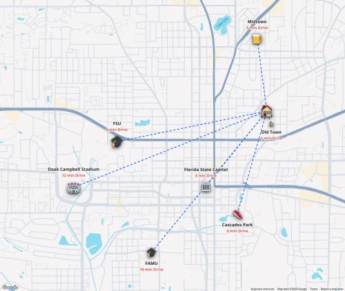 Galeriebild der Unterkunft Quiet-Clean-Cottage-Dogs Kitchen in Tallahassee