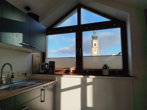 Een keuken of kitchenette bij Altstadt Appartement Luka