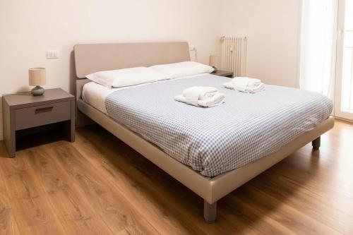 En eller flere senge i et værelse på Ca' Martha - A due passi dal centro con parcheggio privato