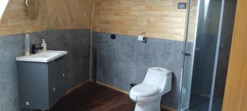 Ένα μπάνιο στο Domo Puacura entre Castro y Dalcahue
