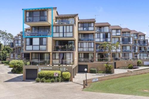 Bygningen som feriehuset ligger i