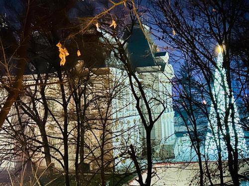 Bygningen som lejligheden ligger i