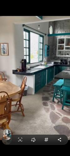 Kuchyň nebo kuchyňský kout v ubytování Teos Harmony Center