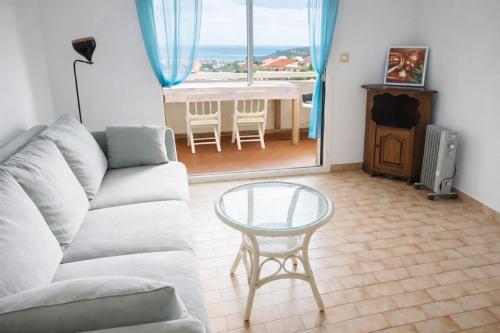 Posezení v ubytování Appartement Vue mer La Croix Valmer