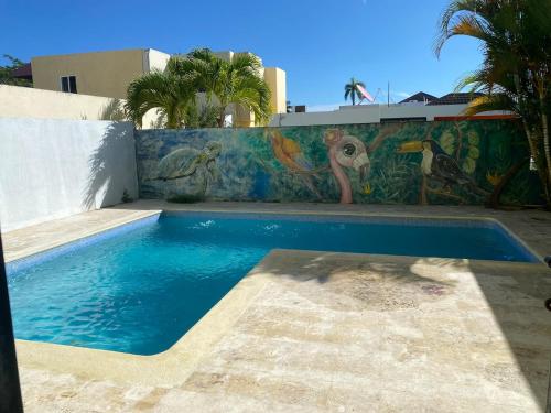 Bazén v ubytování Luxury Villa in Muñoz, Puerto Plata nebo v jeho okolí