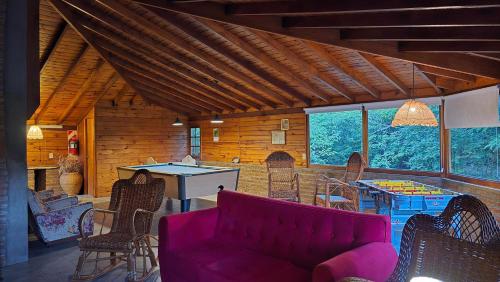 Et opholdsområde på Hosteria Rural Piedra y Camino