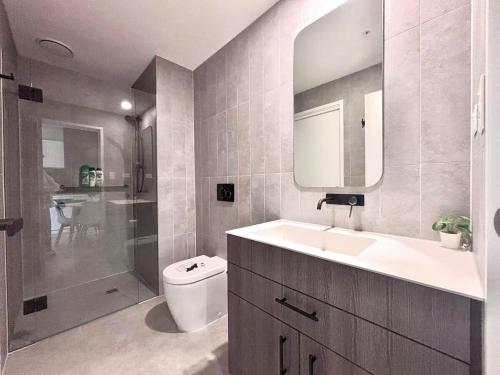 Koupelna v ubytování Stylish High-Rise at M-City Monash Uni & Cinema