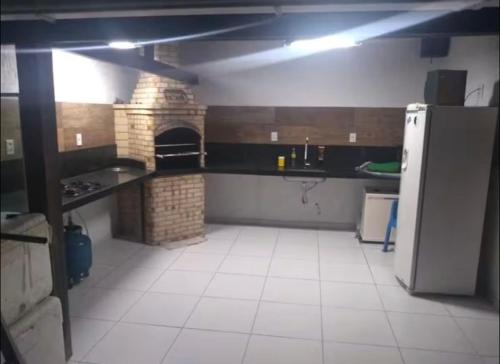 Køkken eller tekøkken på Conforto, praticidade e bem-estar