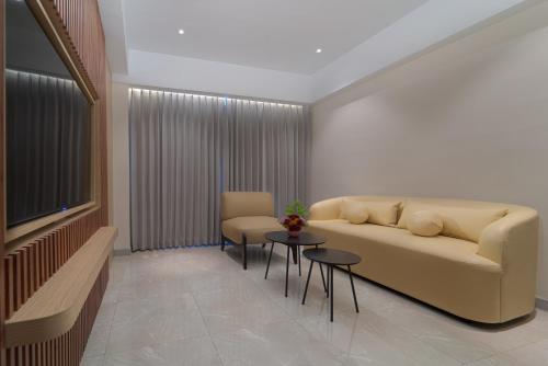 Posezení v ubytování MAXONE Hotel Batam