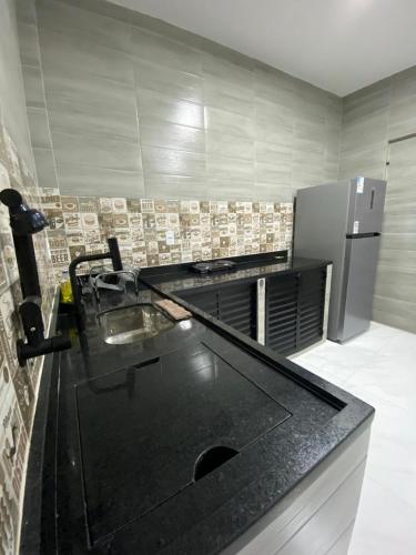 Η κουζίνα ή μικρή κουζίνα στο Sua Estadia Angra