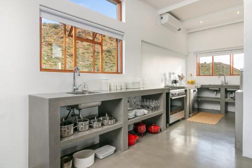 Nhà bếp/bếp nhỏ tại Aardvark Bioreserve