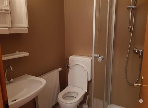 Et badeværelse på Mein Wein Apartment