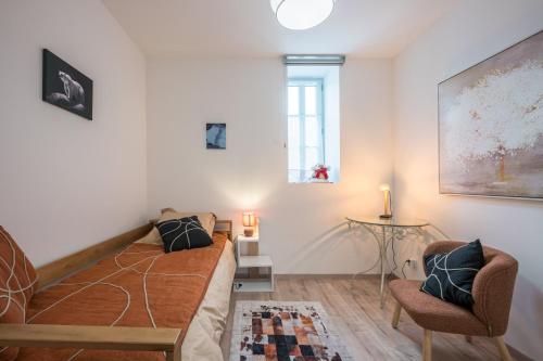 Et opholdsområde på Location Appartement Les Ondes