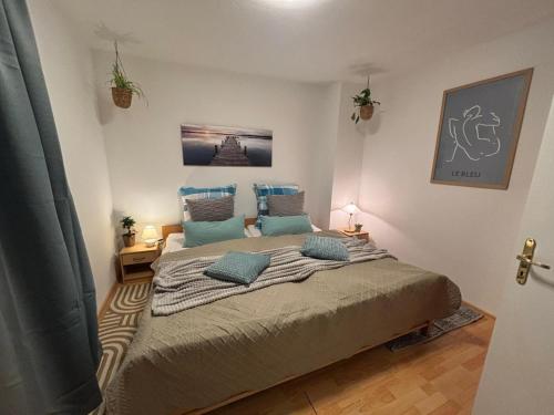 Postel nebo postele na pokoji v ubytování Eifelruhe 3