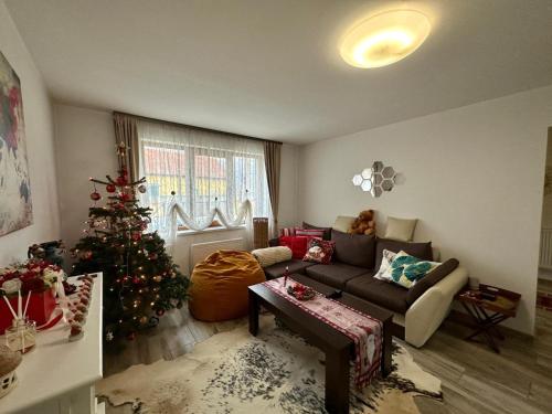 Et opholdsområde på Casa Cerbului