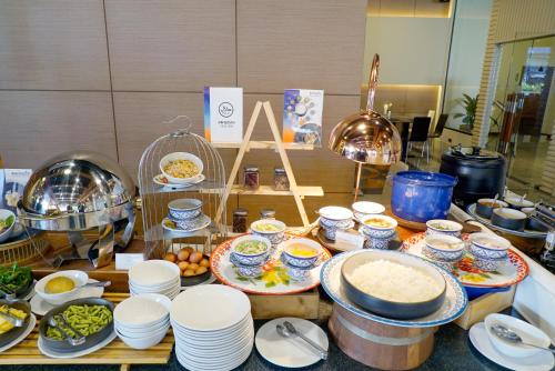 Eten bij of ergens in de buurt van het hotel

