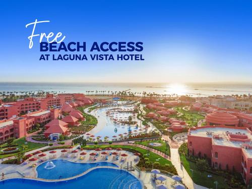 a view of the beach access at laguna villa hotel at Pickalbatros Laguna Club Resort Sharm El Sheikh in Sharm El Sheikh