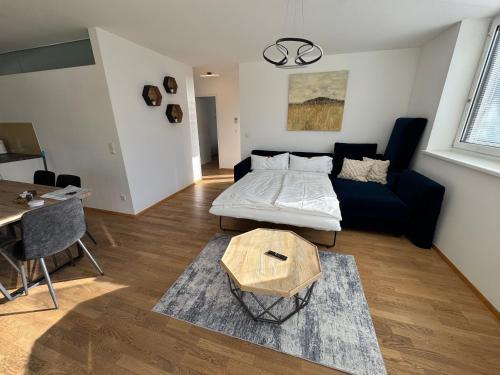 Postel nebo postele na pokoji v ubytování Alpnova Homes - TOP 3