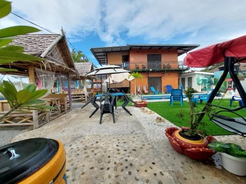 En terrasse eller udendørsområde på Granny Palace Pendang Kedah