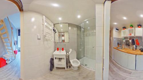 Kúpeľňa v ubytovaní Apartamenty Marco - Stare Miasto - Super Wi Fi