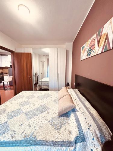 Giường trong phòng chung tại Ponte Alto Comfort Terrace