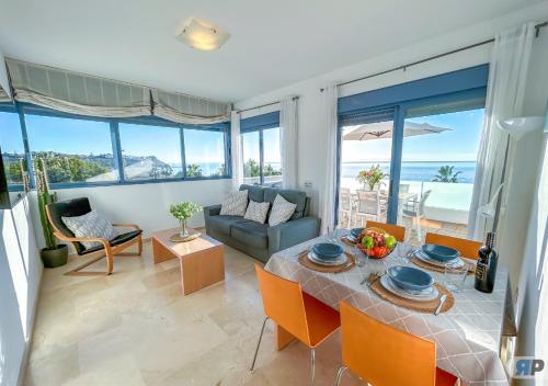 Et opholdsområde på Apartamentos Varadero on the beach