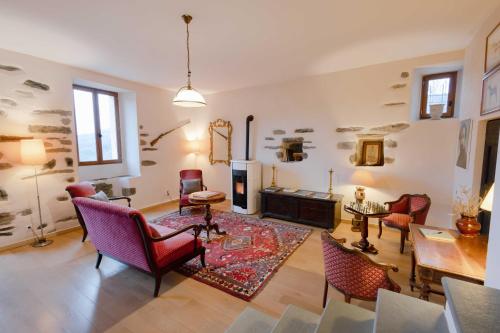 Et opholdsområde på Castellu d'Orezza