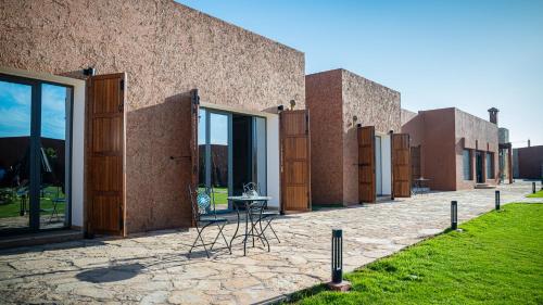 Das Gebäude in dem sich die Pension befindet