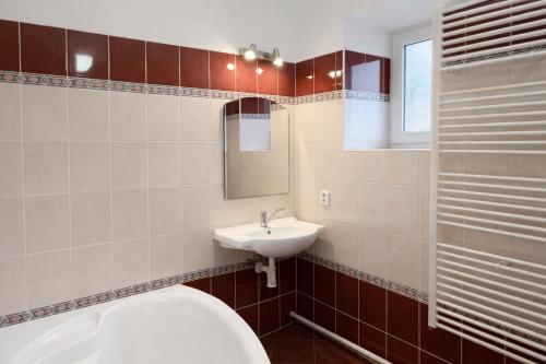 Et badeværelse på Apartmán František