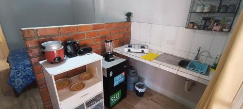 Køkken eller tekøkken på Villa Naylamp Loft9 beach Las Pocitas