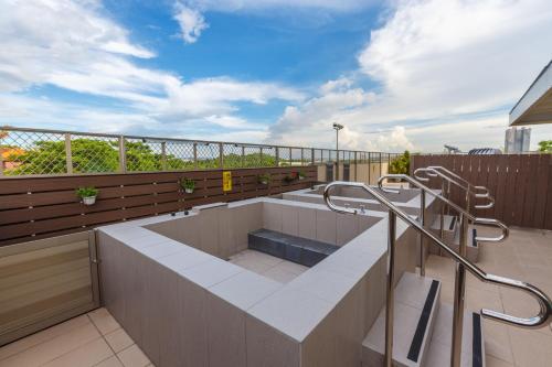 Balkón nebo terasa v ubytování Royal Gold Hotel
