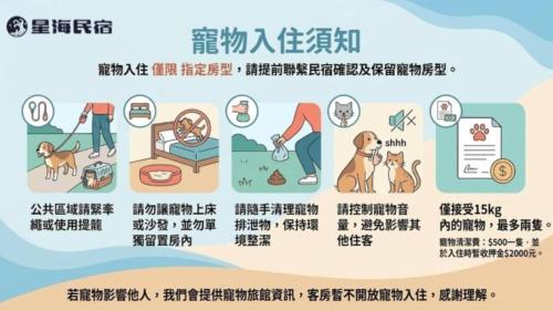 a poster for a dog shelter with information about the symptoms at Qixingtan Xinghai B&B NO1044 & 2202 in Dahan