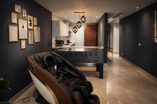 Χώρος καθιστικού στο Presidential Two Bedrooms Suite In Gold Crest Residency- DHA Phase 4 Lahore