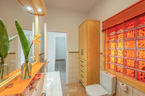 Et badeværelse på Casa Los Duraznos