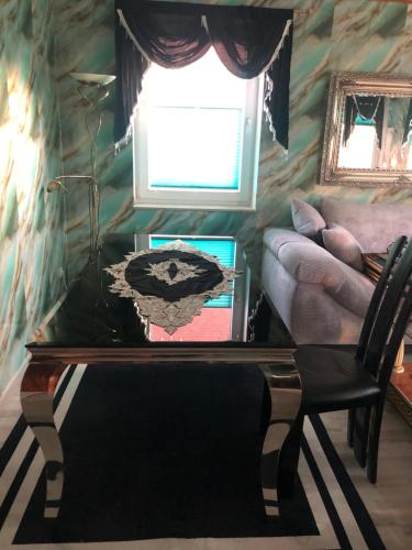 Khu vực ghế ngồi tại Exclusive Ferienwohnung nähe Bad Nenndorf Schaumburg