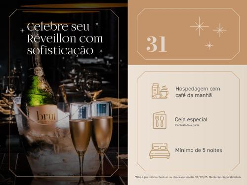 Certifikát, hodnocení, plakát nebo jiný dokument vystavený v ubytování Brut by Slaviero Hotéis