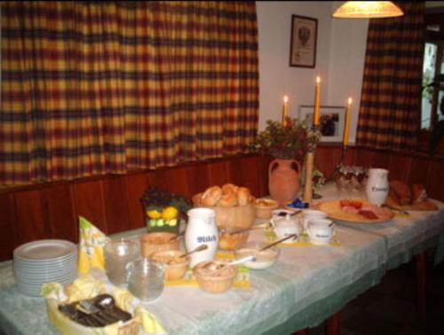 Jídlo v penzionu nebo okolí