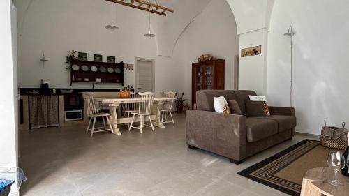 Χώρος καθιστικού στο Nonna Maria