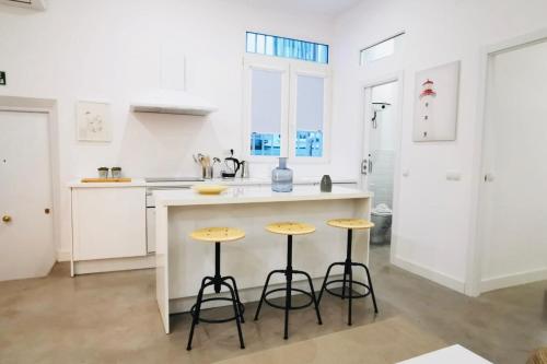 Køkken eller tekøkken på Amanecer Urbano para 6 en Sol