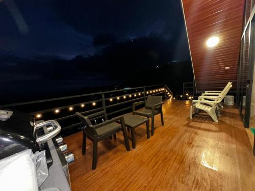 Μπαλκόνι ή βεράντα στο Cabañas El Encanto