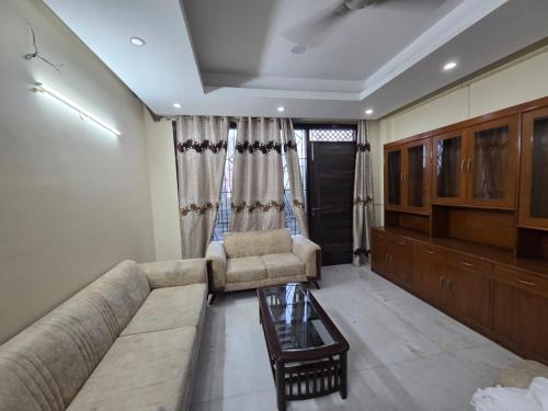 Posezení v ubytování Shanti sadan