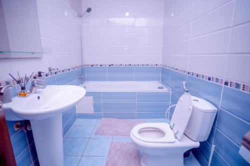 Bilik mandi di Appartement RUBIS