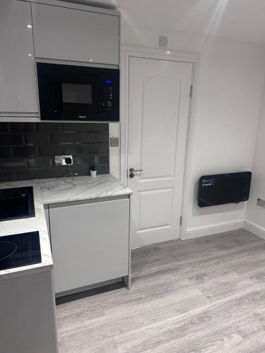 Kuchyň nebo kuchyňský kout v ubytování Luxury, brand-new, studio room